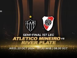 Link Live Streaming Atletico Mineiro vs River Plate di Leg Pertama Semifinal Copa Libertadores 2024