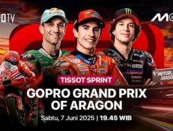 Live Streaming Sprint Race MotoGP Aragon 2025, Cek Link dan Jadwalnya di Sini