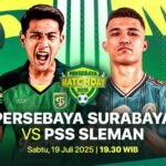 streaming persebaya pss sleman