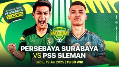 streaming persebaya pss sleman