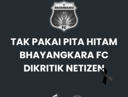 Netizen Kritik Bhayangkara FC gara-gara tak Memakai Pita Hitam