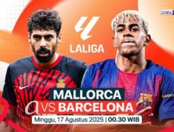 Live Streaming Mallorca vs Barcelona di Pekan Pembuka LaLiga 2025/26, Saksikan di Sini