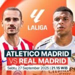 Live streaming Atletico Madrid vs Real Madrid