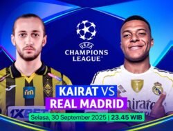 Live Streaming FC Kairat vs Real Madrid Sedang Berlangsung, Akses Link-nya di Sini