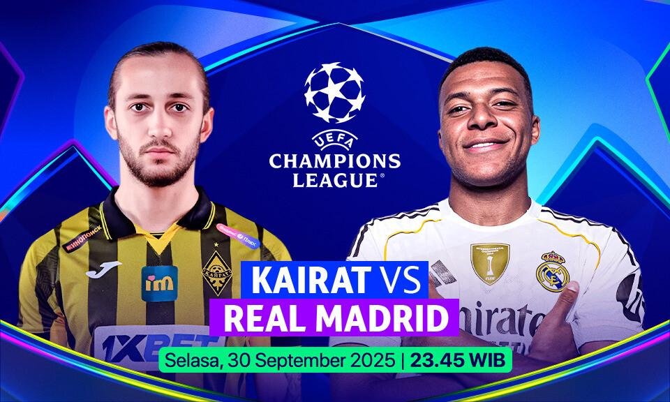 Live streaming FC Kairat vs Real Madrid