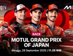 Live Streaming Race MotoGP Jepang 2025, Minggu 28 September