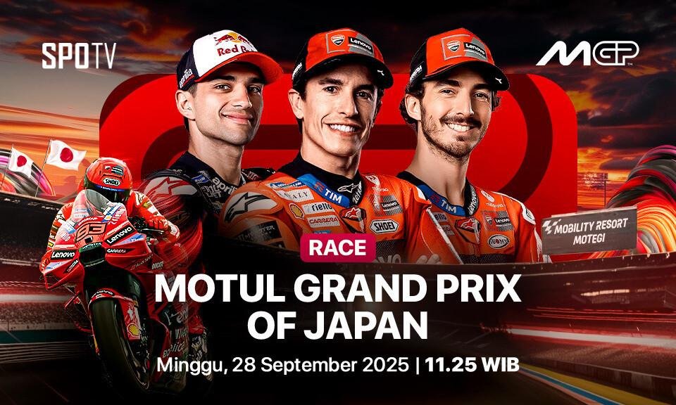 Live streaming MotoGP Jepang 2025