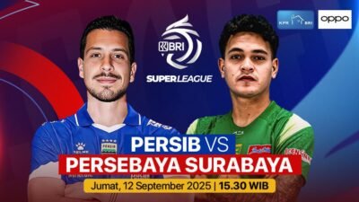 Link Nonton Live Streaming Persib vs Persebaya Pekan 5 Super League 2025/26 Bisa Diakses di Sini