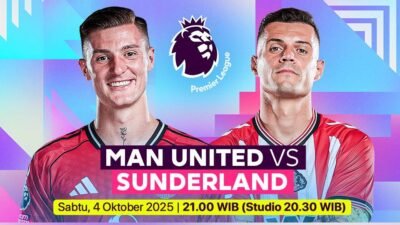 Live Streaming Manchester United vs Sunderland, Tonton di Sini