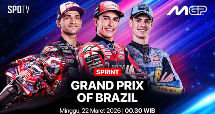 streaming sprint race motogp brasil 2026